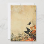 ヴィンテージドールオータムハロウィンカスタム 招待状 (裏面)