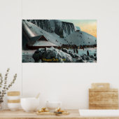 ヴィンテージナイアガラ滝アイスポスター ポスター (キッチン)