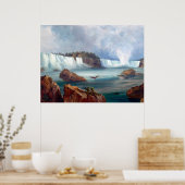 ヴィンテージナイアガラ滝バイカールボドマー1809年~1893年 ポスター (キッチン)