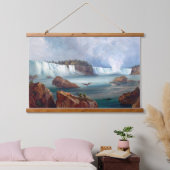 ヴィンテージナイアガラ滝バイカールボドマー1809年～1893年 吊り下げ型タペストリー (寝室)