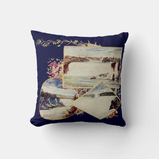 ヴィンテージナイアガラ秋サマー クッション (正面)