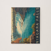 ヴィンテージナイアガラ秋トラベル ジグソーパズル (縦)