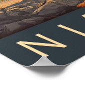 ヴィンテージナイアガラ秋トラベル ポスター (角)