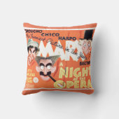 ヴィンテージナイトアットザオペラマルクス兄弟の枕 クッション (裏面)