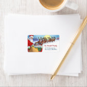 ヴィンテージナイトウィザクリスマス差出人住所 ラベル (インサイチュ)