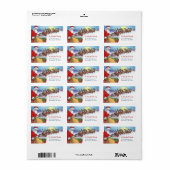 ヴィンテージナイトウィザクリスマス差出人住所 ラベル (フルシート)