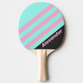 ヴィンテージナイトプリズムストライプの名前 卓球ラケット (正面)