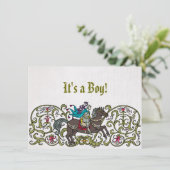 ヴィンテージナイトベビーシャワー 招待状 (スタンド正面)