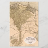 ヴィンテージナイルリバーデルタ1859ポスター (裏面)