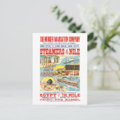 ヴィンテージナイル汽船 ポストカード (スタンド正面)