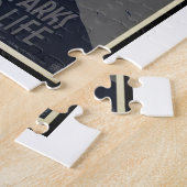 ヴィンテージナショナルパークマウンテンシープトラベルパズル ジグソーパズル (側面)