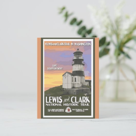 ヴィンテージナショナルパークワシントン旅行 ポストカード (スタンド正面)