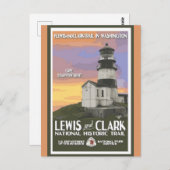 ヴィンテージナショナルパークワシントン旅行 ポストカード (正面/裏面)