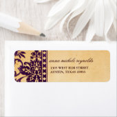 ヴィンテージナスのダマスレースファンシー ラベル (インサイチュ)