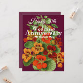 ヴィンテージナスタジウムハッ結婚ピー40周年 カード (正面/裏面インサイチュ)