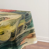 ヴィンテージナチュラルフラミンゴスパラダイス テーブルクロス (インサイチュ)