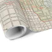 ヴィンテージナッシュビルの地図（1920年） ラッピングペーパー (ロールコーナー)