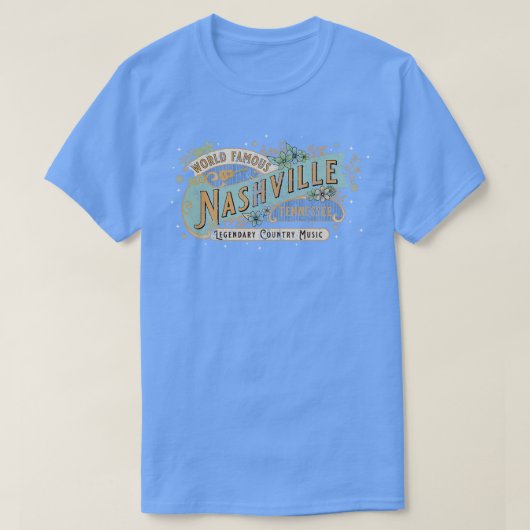 ヴィンテージナッシュビルラフ Tシャツ (デザイン正面)