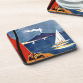 ヴィンテージナポリトラベルラブロマンス コースター (左側)