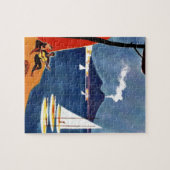 ヴィンテージナポリトラベルラブロマンス ジグソーパズル (横)