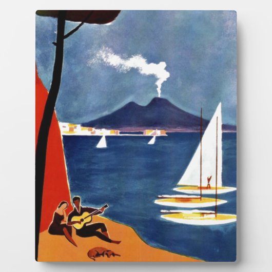 ヴィンテージナポリトラベルラブロマンス フォトプラーク (正面)