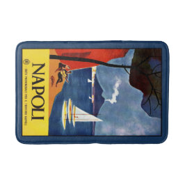 ヴィンテージナポリナポリItaly旅行ポスターバスマット バスマット