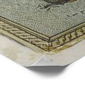 ヴィンテージナポリ王国の地図(1608) ポスター (角)