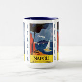 ヴィンテージナポリ(ナポリ)イタリカスタムアマグ マグカップ (中央)