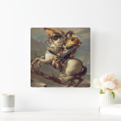 ヴィンテージナポレオンクロスザアルプス スクエア壁時計 (ホーム)