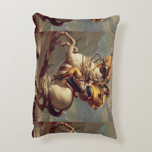 ヴィンテージナポレオン、アルプス横断 アクセントクッション (裏面(縦))