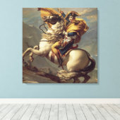 ヴィンテージナポレオン、アルプス横断 キャンバスプリント (インサイチュ (ウッドフロア))