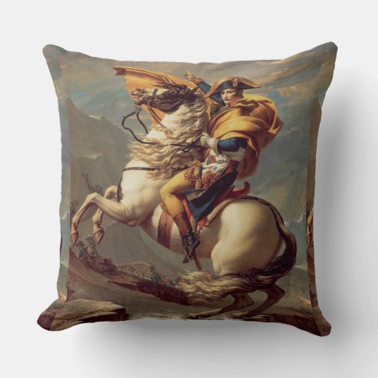 ヴィンテージナポレオン、アルプス横断 クッション (正面)