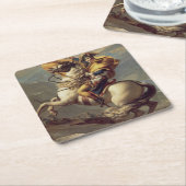 ヴィンテージナポレオン、アルプス横断 スクエアペーパーコースター (アングル)