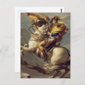 ヴィンテージナポレオン、アルプス横断 ポストカード (正面/裏面)