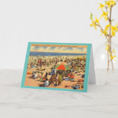 ヴィンテージナンタスケットビーチ、マサチューセッツ州 カード (黄色い花)