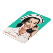 ヴィンテージナースおもしろいアドバイス磁石 マグネット (左側)