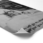 ヴィンテージナースと患者 – 寝なさい。 ポスター (角)