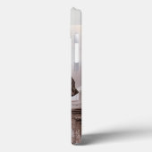 ヴィンテージナースと金ゴールドカドゥセウスNRエンブレムケースマット Case-Mate iPhoneケース (裏面 / 左)