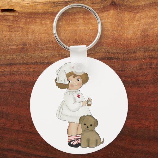 ヴィンテージナースとTシャツとギフト キーホルダー (正面)