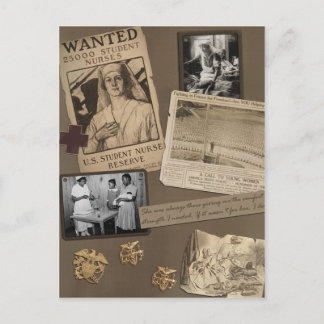 ヴィンテージナースはがき ポストカード
