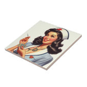 ヴィンテージナースイラストレーション タイル (側面)