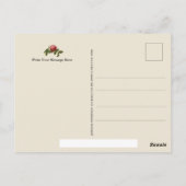 ヴィンテージナースフローレンスナイチンゲールポストカード ポストカード (裏面)