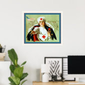 ヴィンテージナースポスター～第二次世界大戦1 ポスター (ホームオフィス)