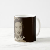 ヴィンテージナース写真得このおもしろい皮肉 コーヒーマグカップ (正面右)