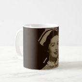 ヴィンテージナース写真得このおもしろい皮肉 コーヒーマグカップ (正面左)