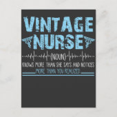 ヴィンテージナース定おもしろい義看護生活ユーモア ポストカード (正面)