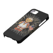 ヴィンテージナース熊モダン白花火大会 Case-Mate iPhoneケース (下部)