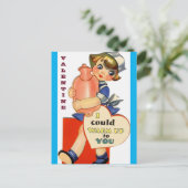 ヴィンテージナース:ナース用のバレンタインカード シーズンポストカード (スタンド正面)