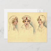 ヴィンテージナース ポストカード (正面/裏面)