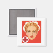 ヴィンテージナース マグネット (正面/裏面)